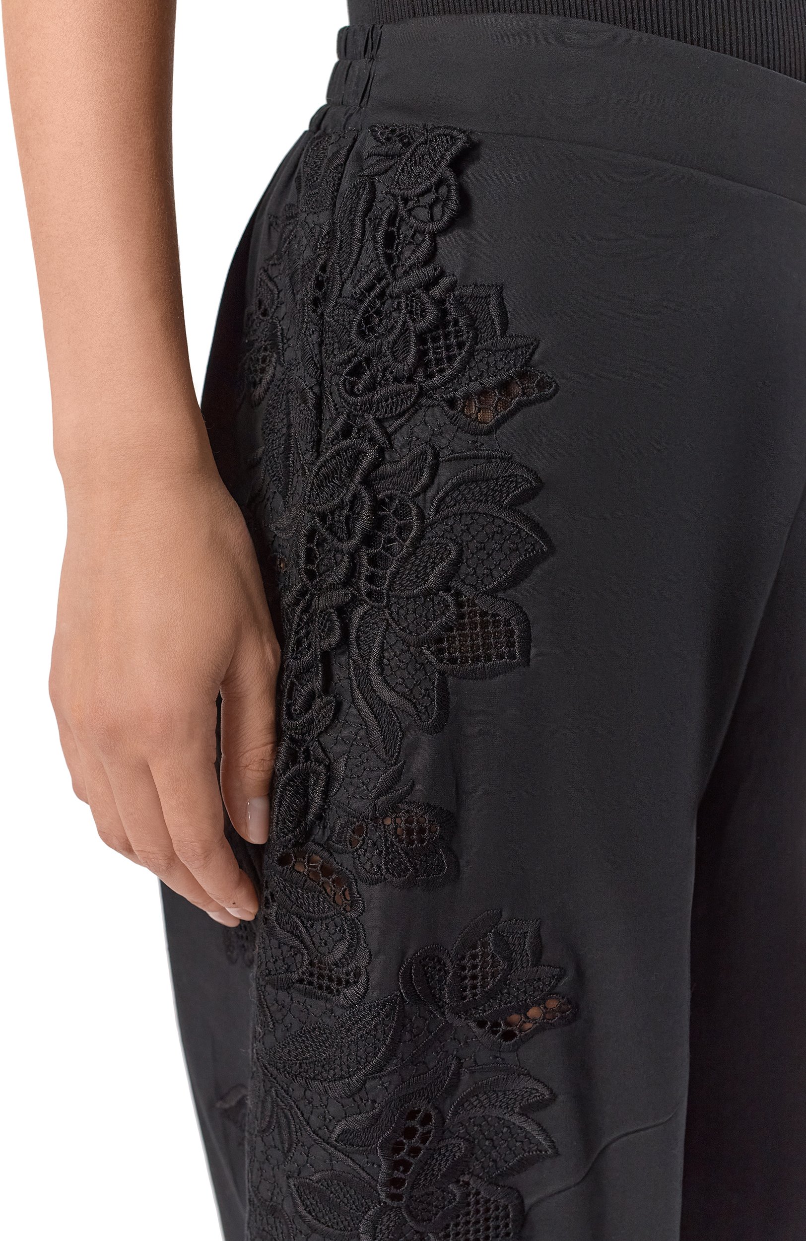Хлопковые брюки ERMANNO SCERVINO, арт. D484P307QDV, фото 5