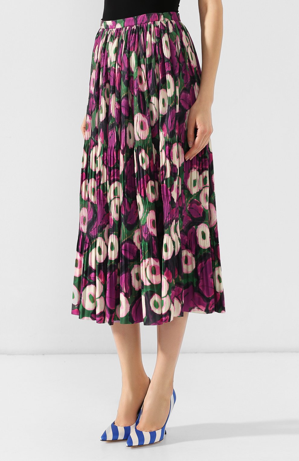 Юбка с принтом DRIES VAN NOTEN разноцветного цвета по цене 53550 руб., арт. 191-10873-7233, фото 3 Юбка с принтом DRIES VAN NOTEN, арт. 191-10873-7233, фото 3