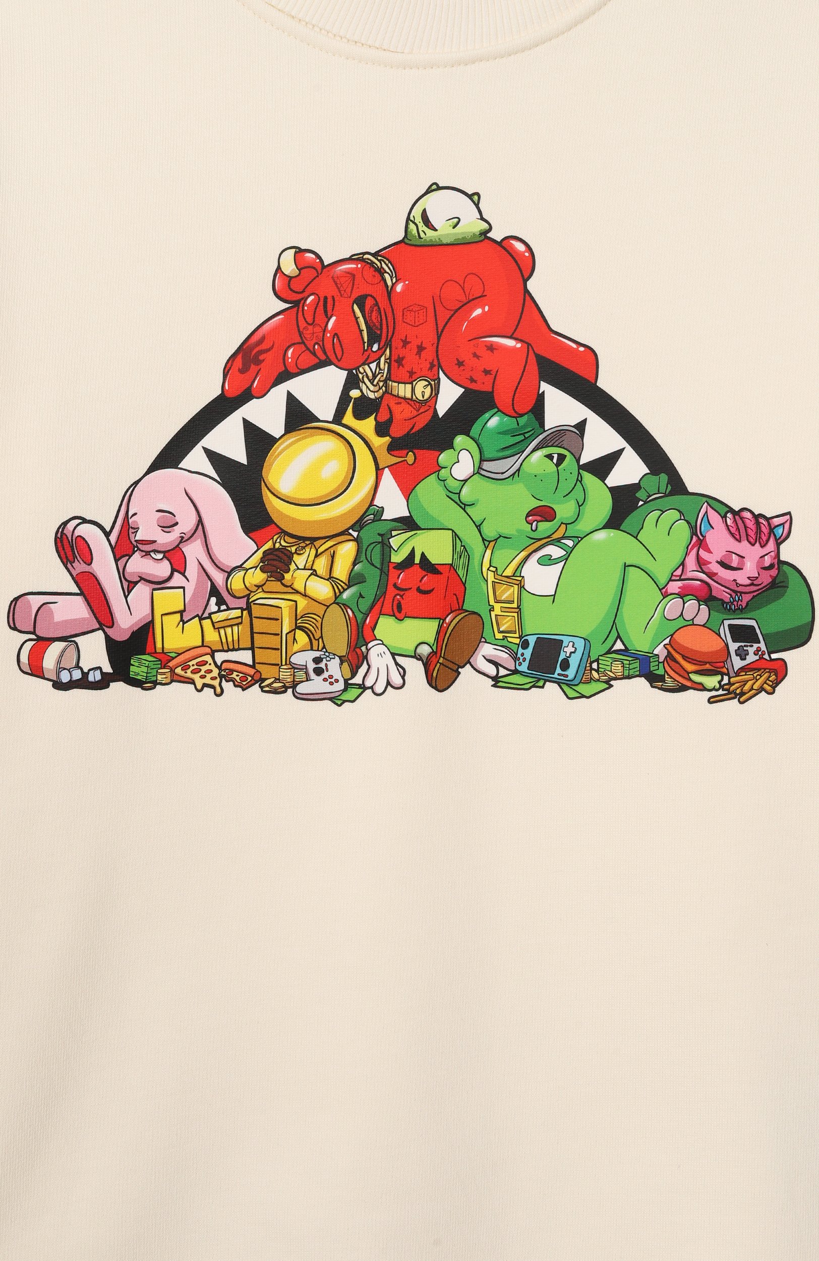 Хлопковый свитшот SPRAYGROUND, арт. SPY1537GIV0/SLEEPY SPRAY SQUAD REGULAR CREWNECK IV, фото 3