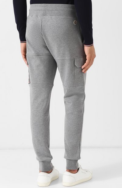 Хлопковые джоггеры с карманами MONCLER, арт. D2-091-87000-50-80473, фото 4