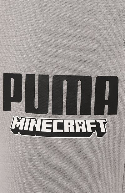 Хлопковые джоггеры puma x minecraft PUMA, арт. 53437776, фото 5