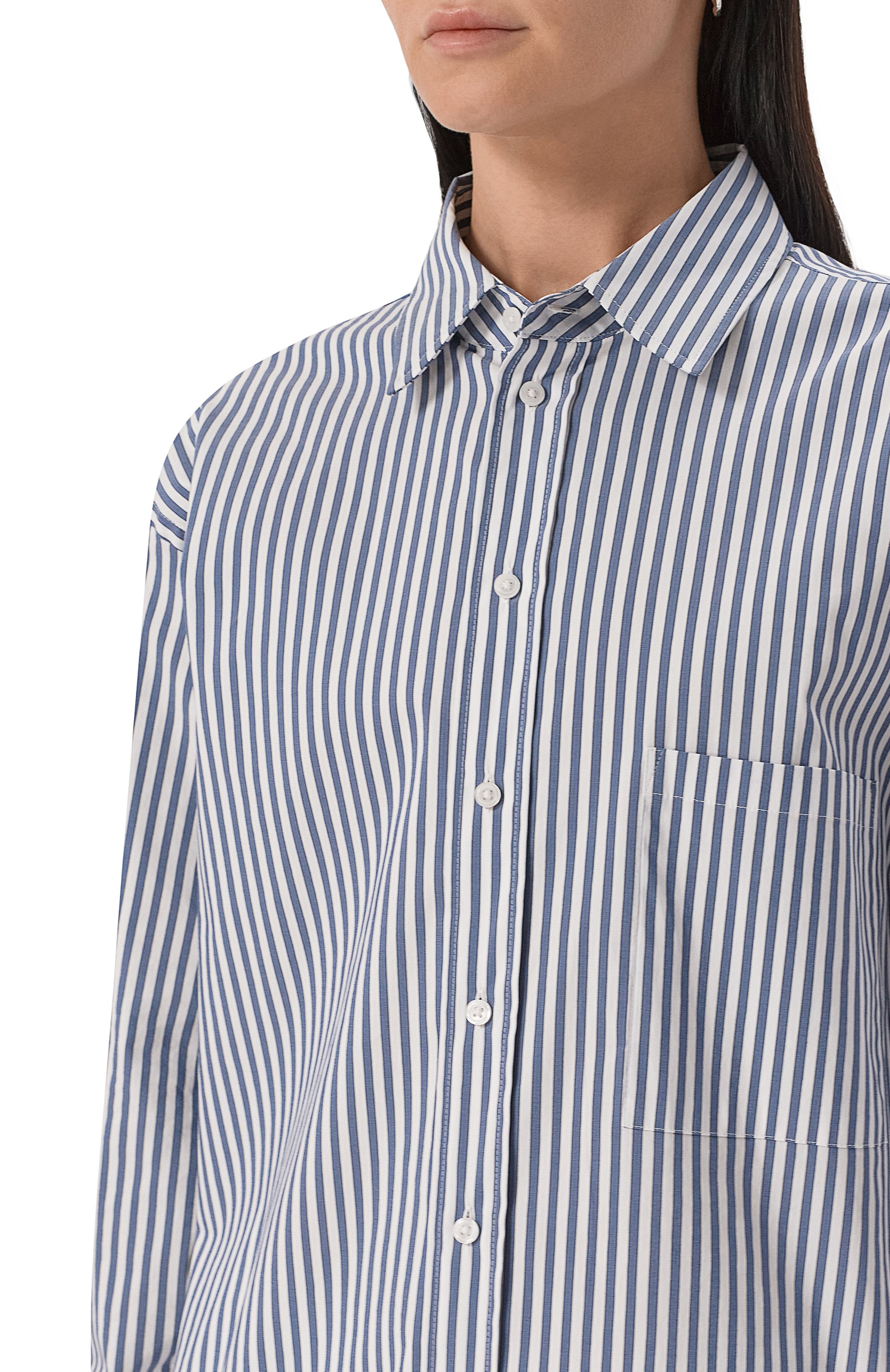 Хлопковая рубашка BOSS, арт. 50547382, фото 5