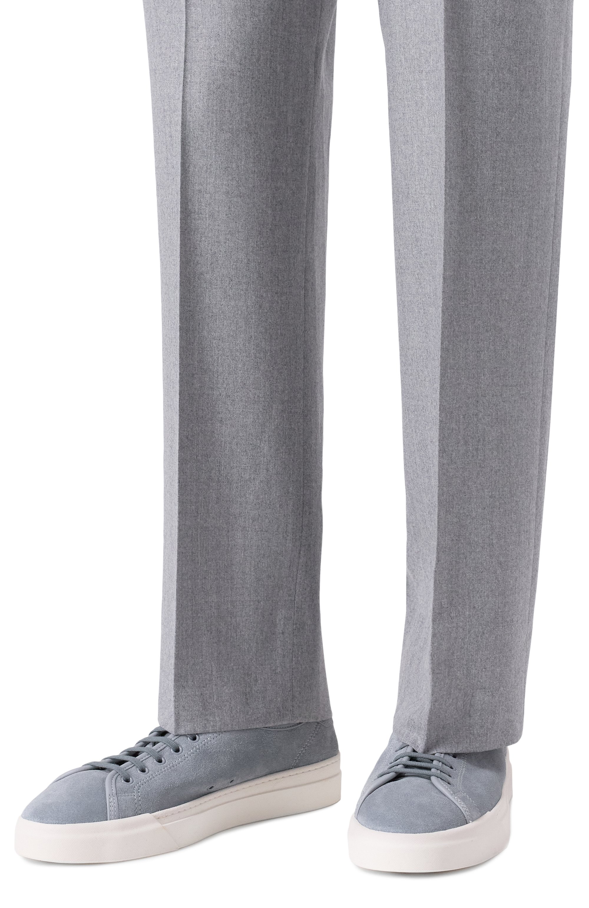 Замшевые кеды voilee SANTONI, арт. MBGG22086PNNTEGC, фото 3