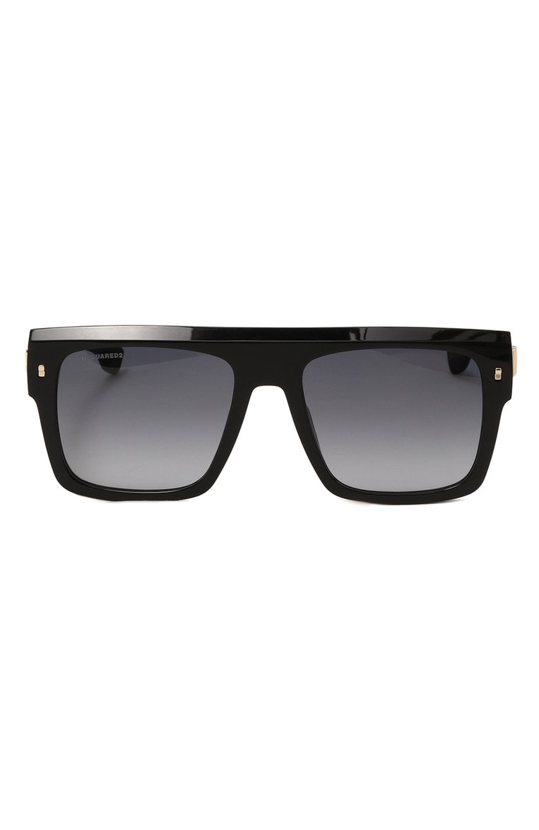Женские солнцезащитные очки DSQUARED2 черного цвета, арт. D20127 807 | Фото 4 (Нос: Не проставлено; �Региональные ограничения белый список (Axapta Mercury): Не проставлено; Тип очков: С/з; Материал: Пластик; Кросс-КТ: С/з-унисекс; Очки форма: Квадратные, Маска; Оптика Гендер: оптика-унисекс)