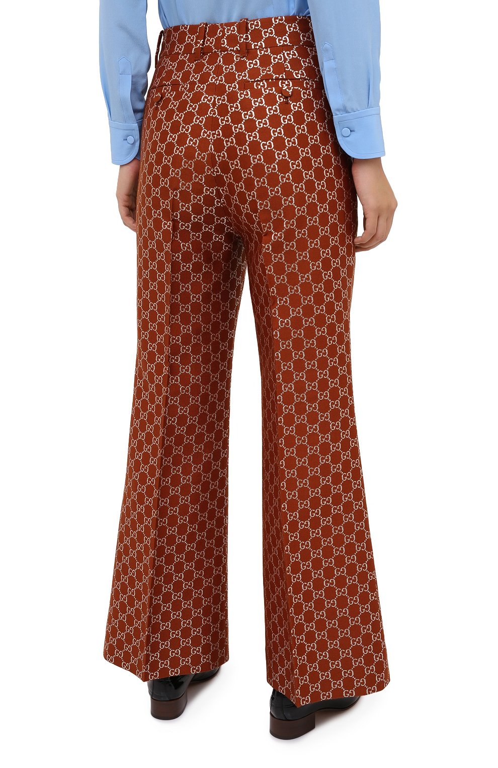 Брюки из шерсти и шелка GUCCI, арт. 627877/ZAD7L, фото 4