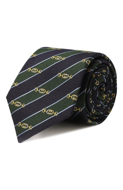 Мужской шелковый галстук GUCCI, арт. 624077 4E002