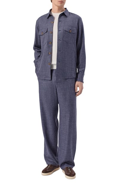 Рубашка из кашемира и шелка COLOMBO, арт. CM00379/77541-10, фото 2