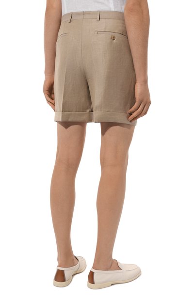 Шорты из шерсти и льна BRIONI, арт. RPAW0L/PBA43, фото 4