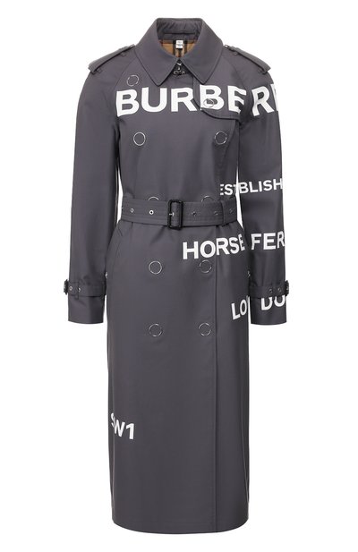 Женский хлопковый тренч wharfbridge BURBERRY, арт. 8029926