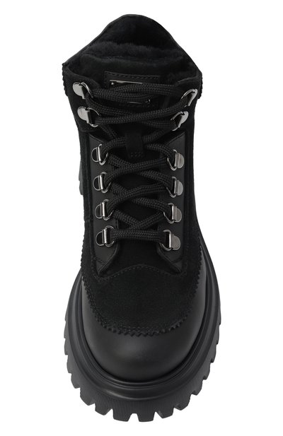 Кожаные ботинки DOLCE & GABBANA, арт. DA5177/AL696/27-36, фото 4