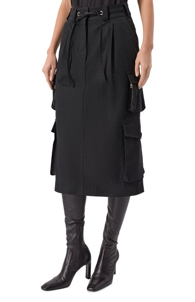 Хлопковая юбка DOLCE & GABBANA, арт. F4DAQT/FU62W, фото 3