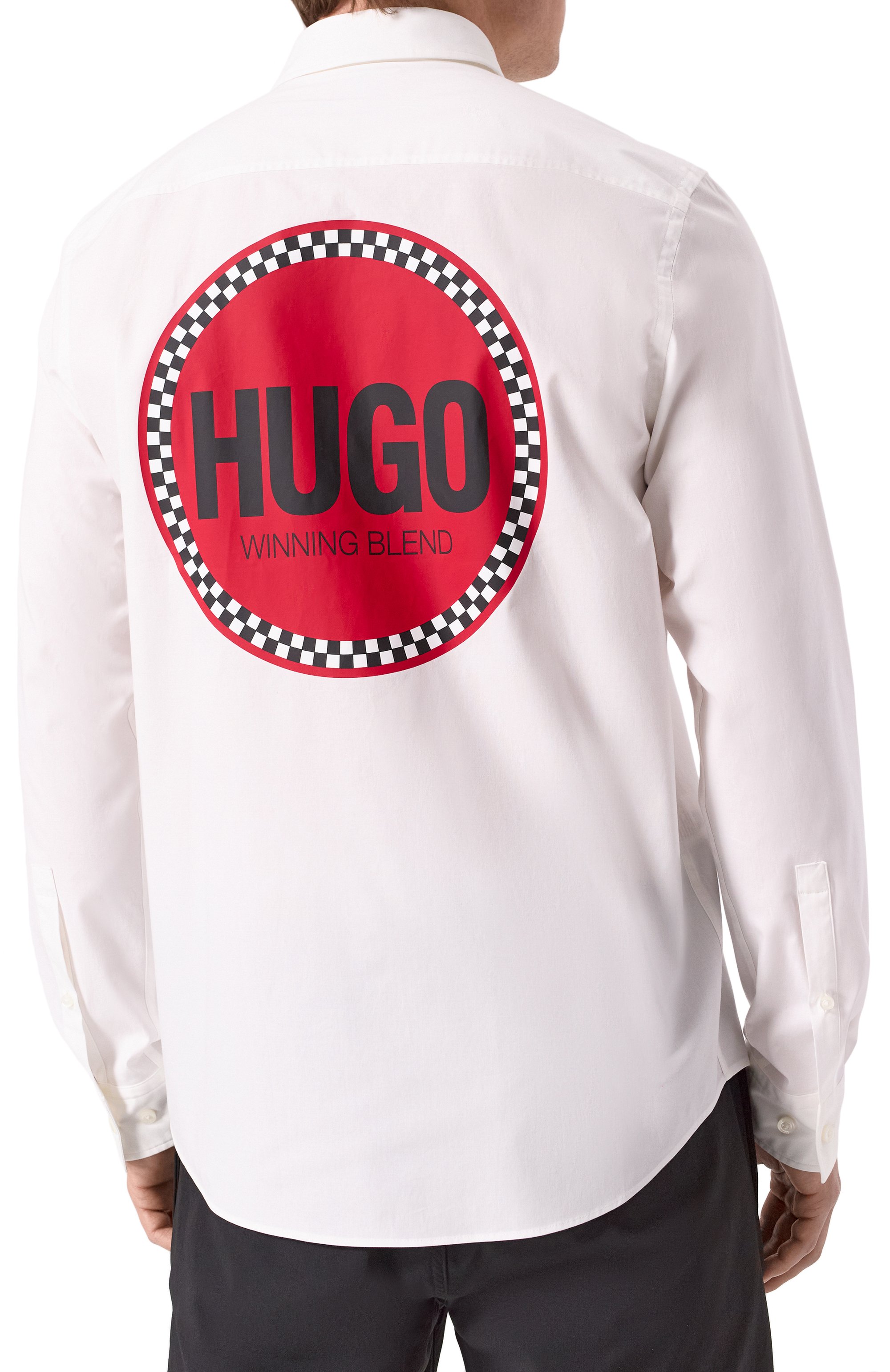 Хлопковая рубашка HUGO, арт. 50534280, фото 4