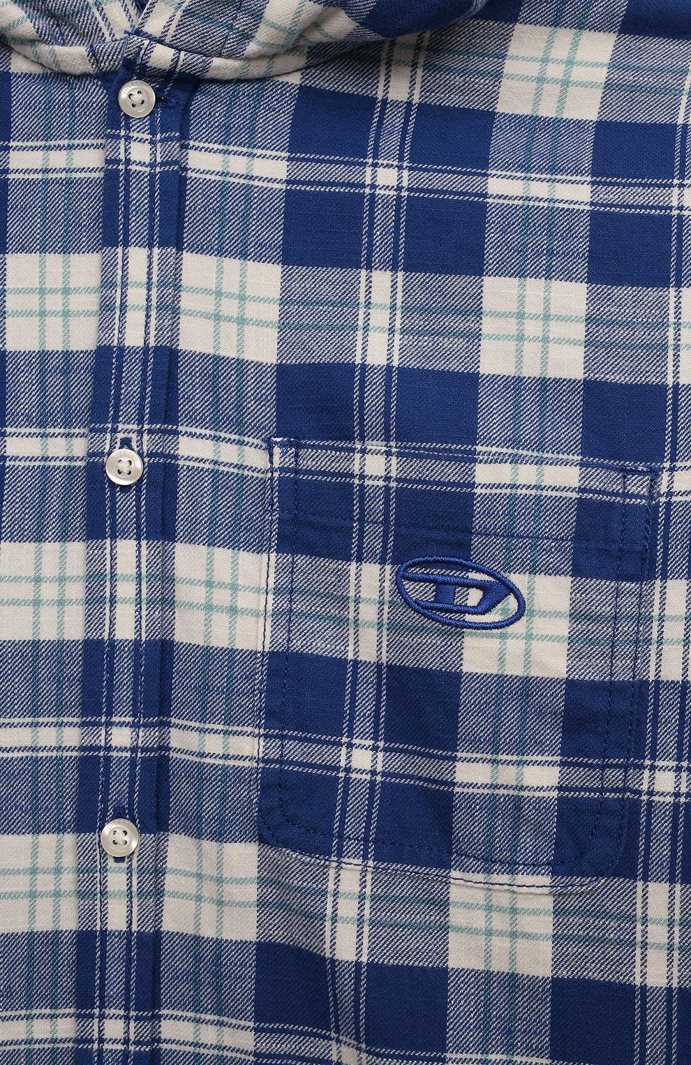 Хлопковая рубашка DIESEL, арт. J02035/0SHAW, фото 3