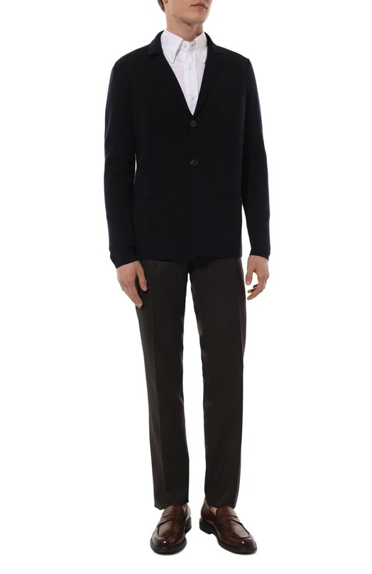 Шерстяной пиджак Corneliani 94M586-9425164 Синий  94M586-9425164 Фото 2