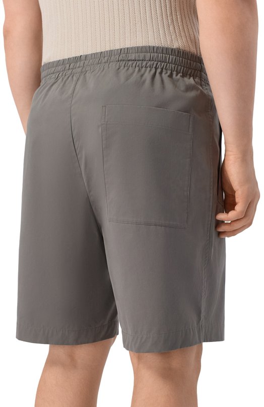 Хлопковые шорты 12 STOREEZ 137235 Серый  137235 Фото 4