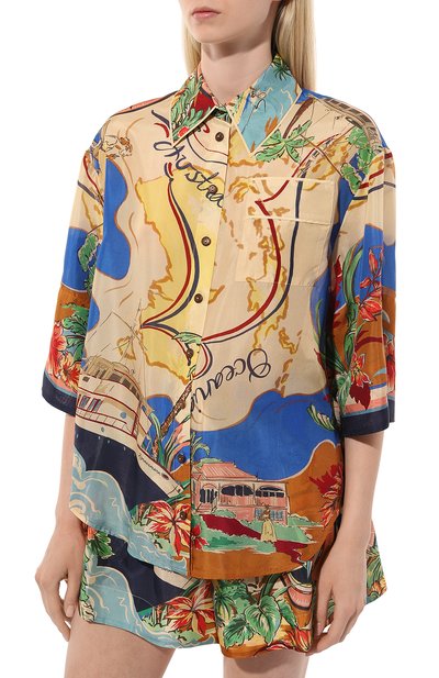 Шелковая блузка ZIMMERMANN, арт. 8477TRS241, фото 3