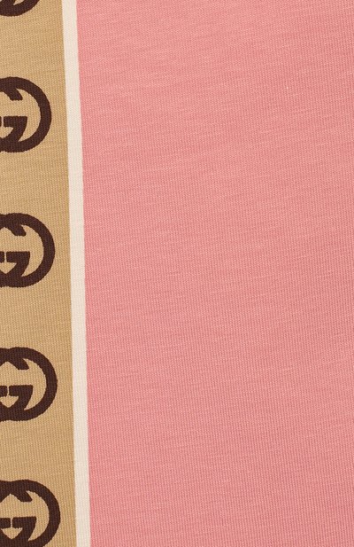 Хлопковые легинсы GUCCI, арт. 607496/3K007, фото 3