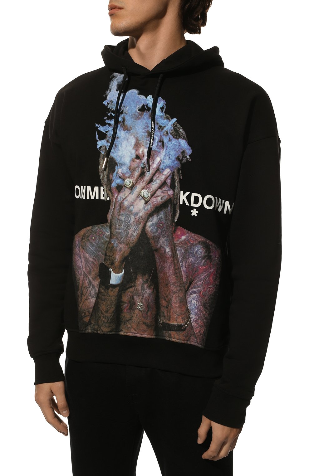 Хлопковое худи COMME DES FUCKDOWN, арт. CDFU1836, фото 3