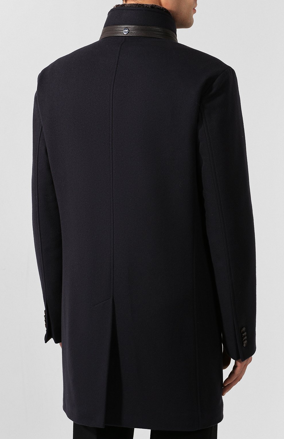 Шерстяное пальто с меховой отделкой WINDSOR, арт. 13 RIVAN0 10003806, фото 4