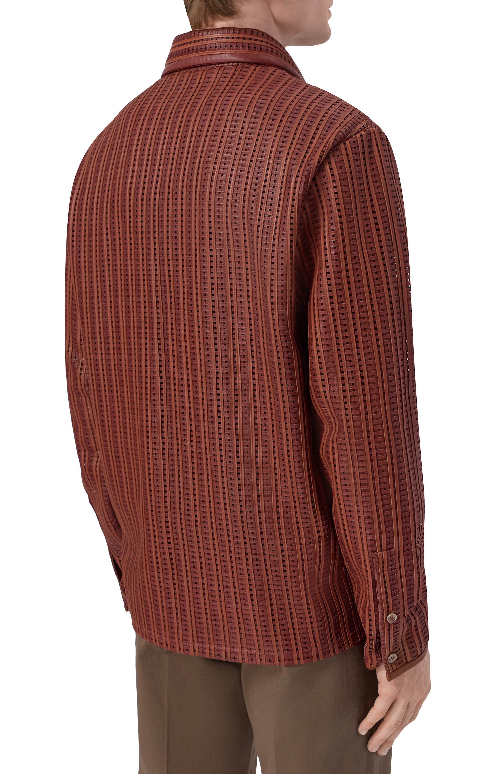 Кожаная рубашка MVST, арт. M26.2PM.L903/LEATHER, фото 4