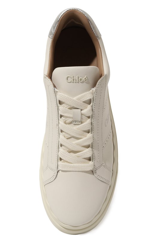 Кожаные кеды Telma Chloé CHC24S953HU Белый  CHC24S953HU Фото 6