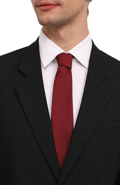 Шелковый галстук LUIGI BORRELLI, арт. CR1431, фото 2