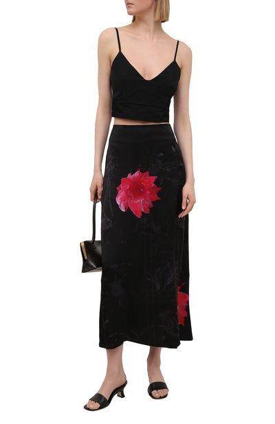 Шелковая юбка YOHJI YAMAMOTO, арт. ND-S07-412, фото 2