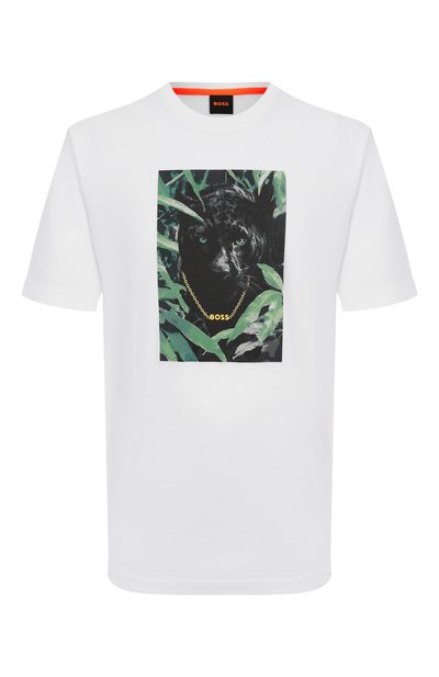 Мужская хлопковая футболка BOSS ORANGE, арт. 50546362