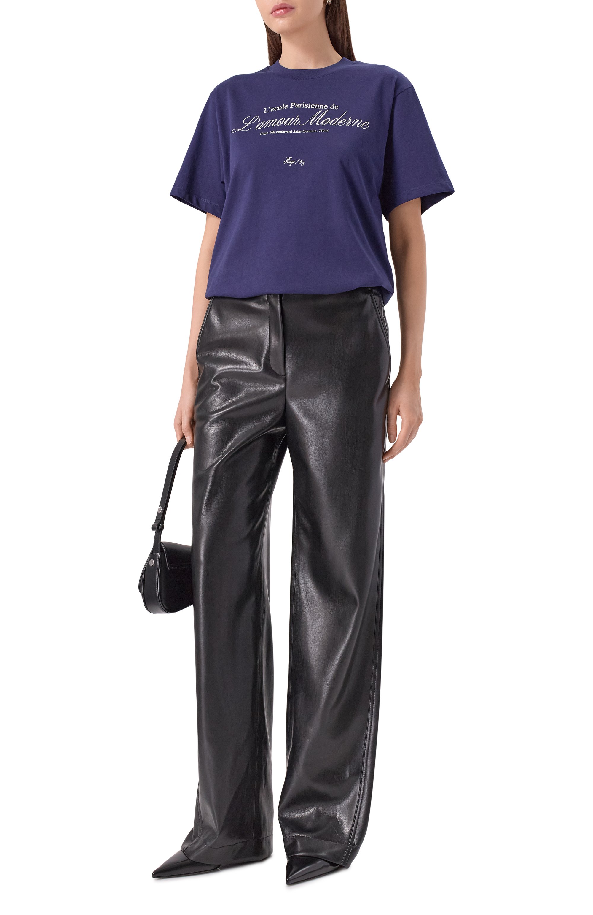 Брюки из экокожи BOSS, арт. 50549241, фото 2