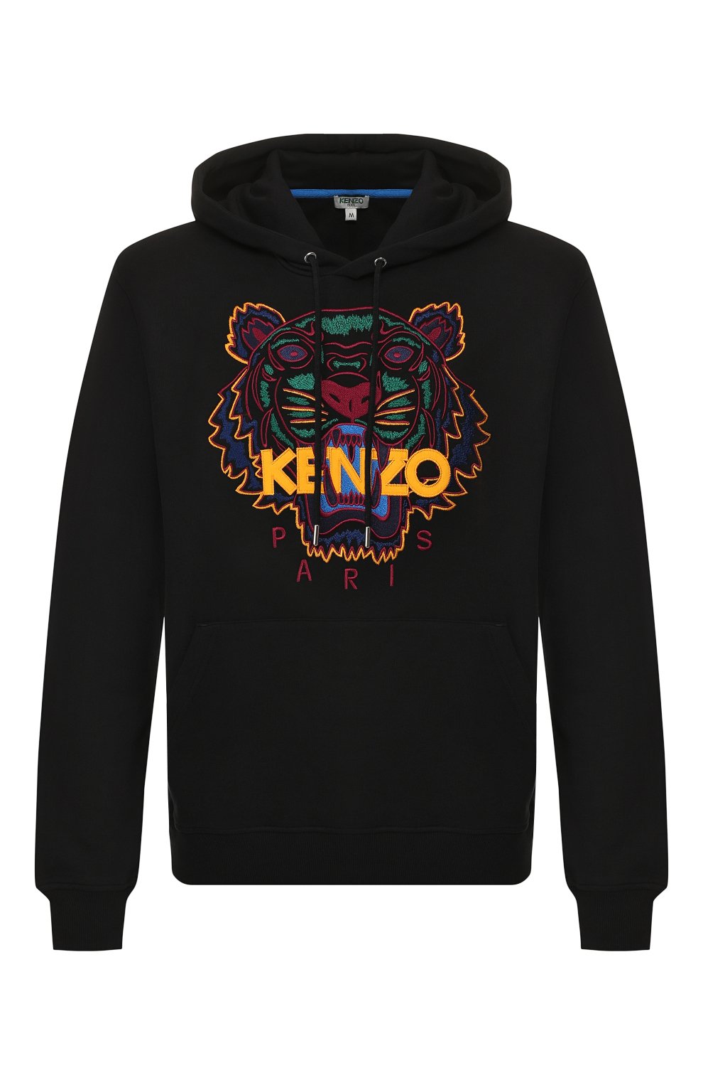 Хлопковое худи KENZO черного цвета по цене 26350 руб., арт. F965SW4154XA, фото 1 Хлопковое худи KENZO, арт. F965SW4154XA, фото 1