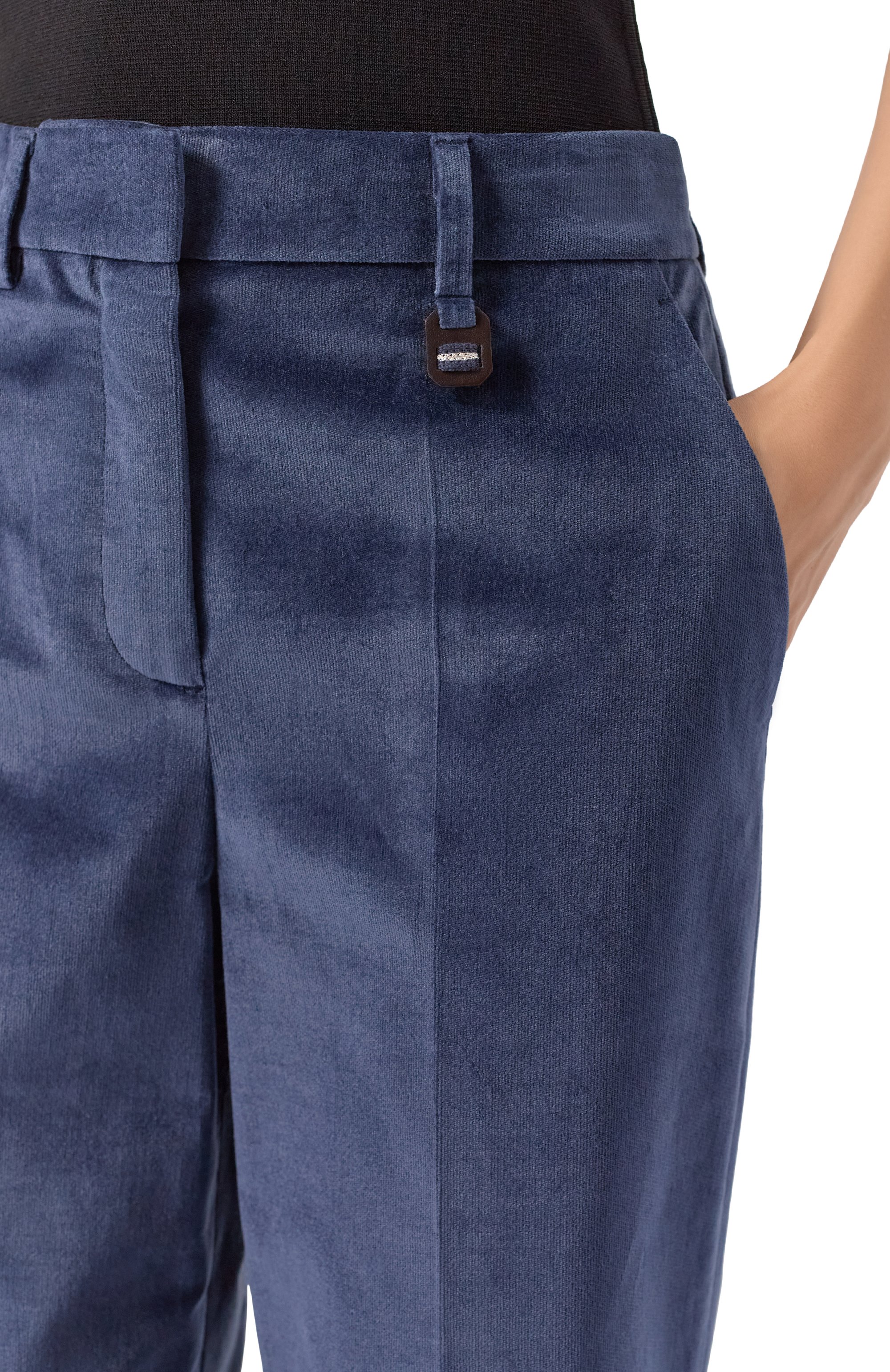 Бархатные брюки LORENA ANTONIAZZI, арт. PA01A/5042, фото 5