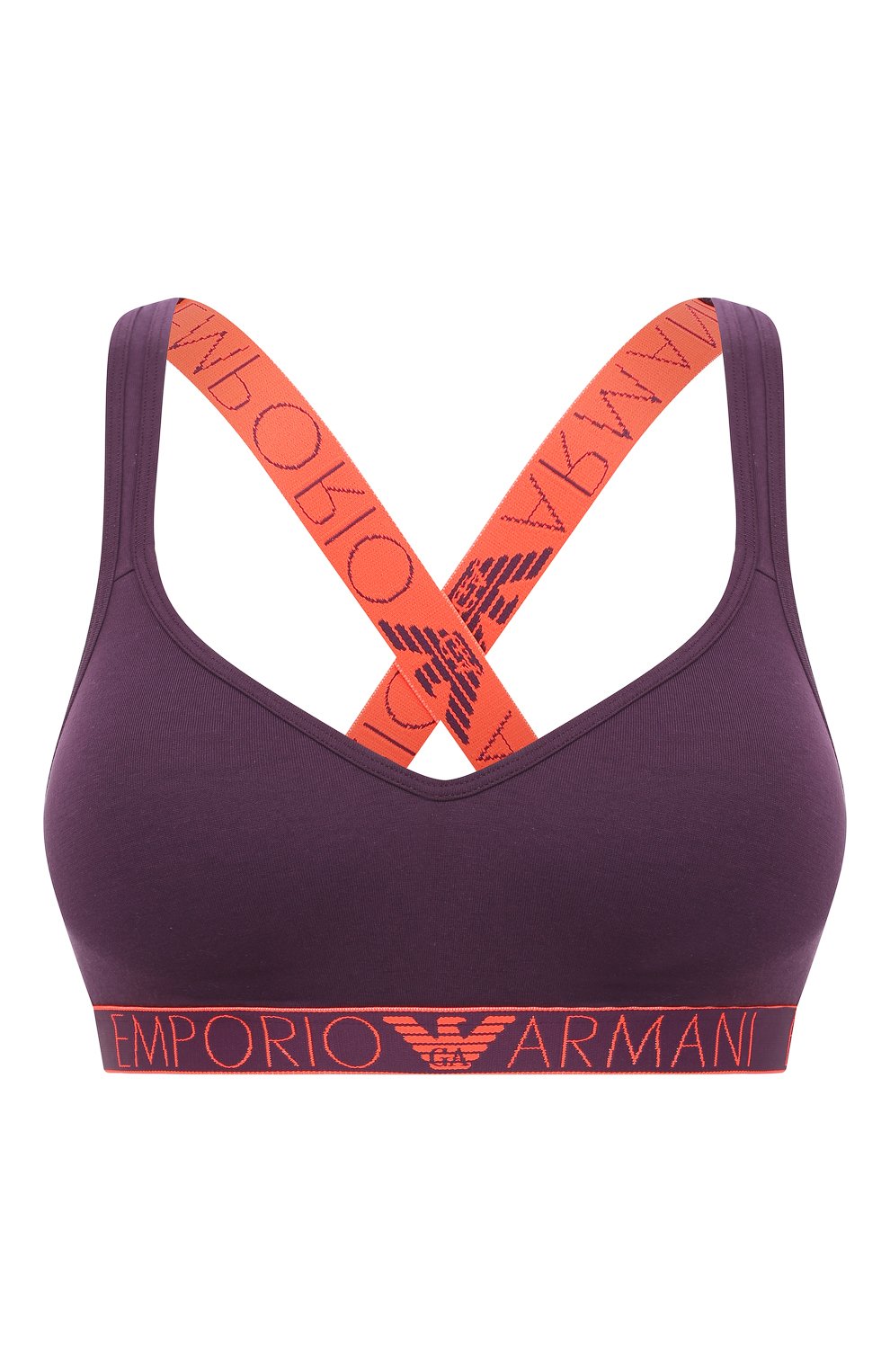 Хлопковый бюстгальтер EMPORIO ARMANI, арт. 163995/0A317, фото 1