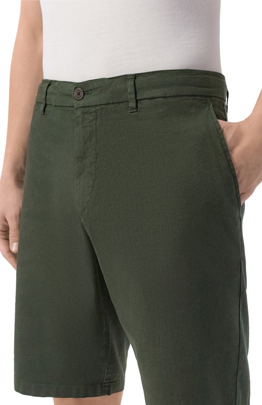 Шорты изо льна и хлопка Bogner 18097335 Зелёный  18097335 Фото 5