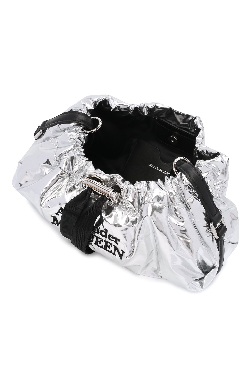 Сумка the bundle mini ALEXANDER MCQUEEN серебряного цвета по цене 99500 руб., арт. 676286/14A45, фото 5 Сумка the bundle mini ALEXANDER MCQUEEN, арт. 676286/14A45, фото 5