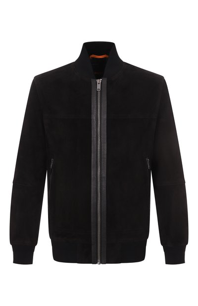 Мужской замшевый бомбер BOSS ORANGE, арт. 50543505