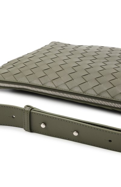 Сумка intrecciato day BOTTEGA VENETA хаки цвета по цене 346500 руб., арт. 855415/V2HL1, фото 5 Сумка intrecciato day BOTTEGA VENETA, арт. 855415/V2HL1, фото 5