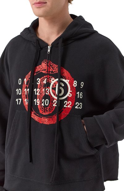 Хлопковое худи MM6, арт. SH2GU0017/M25014, фото 5