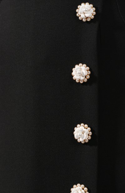 Шерстяная юбка DOLCE & GABBANA черного цвета по цене 212500 руб., арт. F4BRGZ/FU2TS, фото 5 Шерстяная юбка DOLCE & GABBANA, арт. F4BRGZ/FU2TS, фото 5