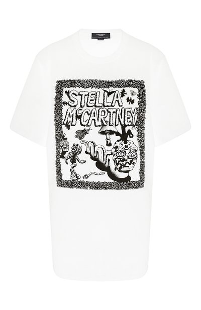 Женская хлопковая футболка STELLA MCCARTNEY, арт. 569294/SMP79