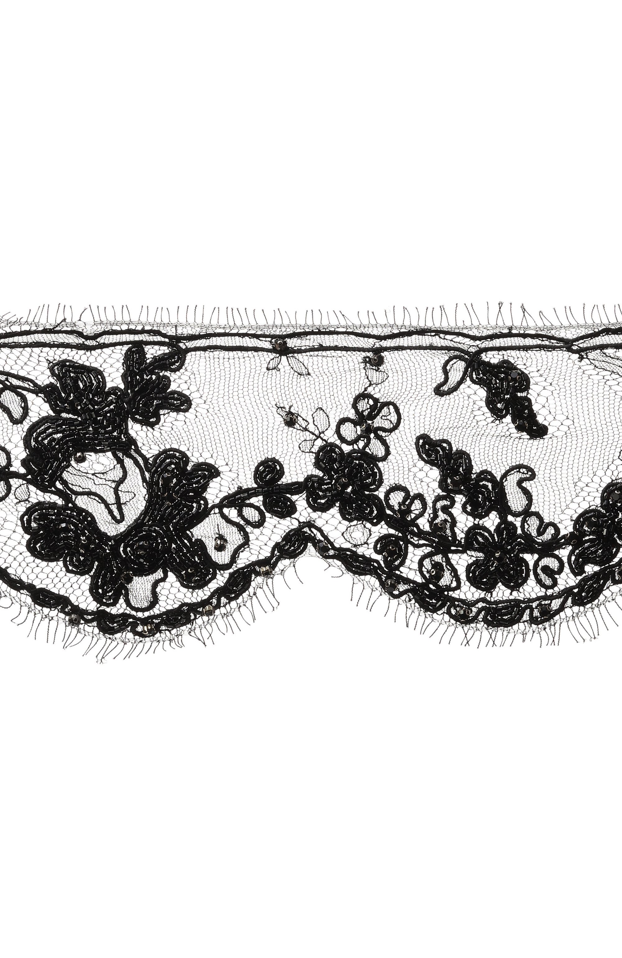 Шелковая маска для глаз KIKI DE MONTPARNASSE черного цвета по цене 42900 руб., арт. AC108, фото 3 Шелковая маска для глаз KIKI DE MONTPARNASSE, арт. AC108, фото 3