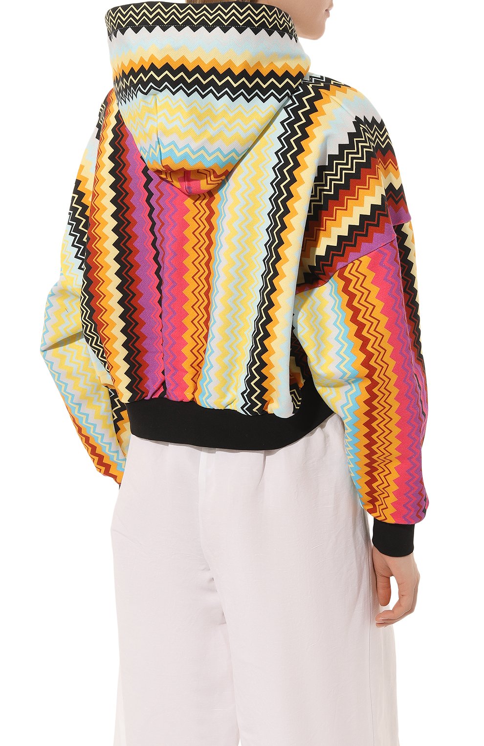 Хлопковое худи MISSONI разноцветного цвета по цене 53450 руб., арт. MS23SW03-BW00MJ, фото 4 Хлопковое худи MISSONI, арт. MS23SW03-BW00MJ, фото 4