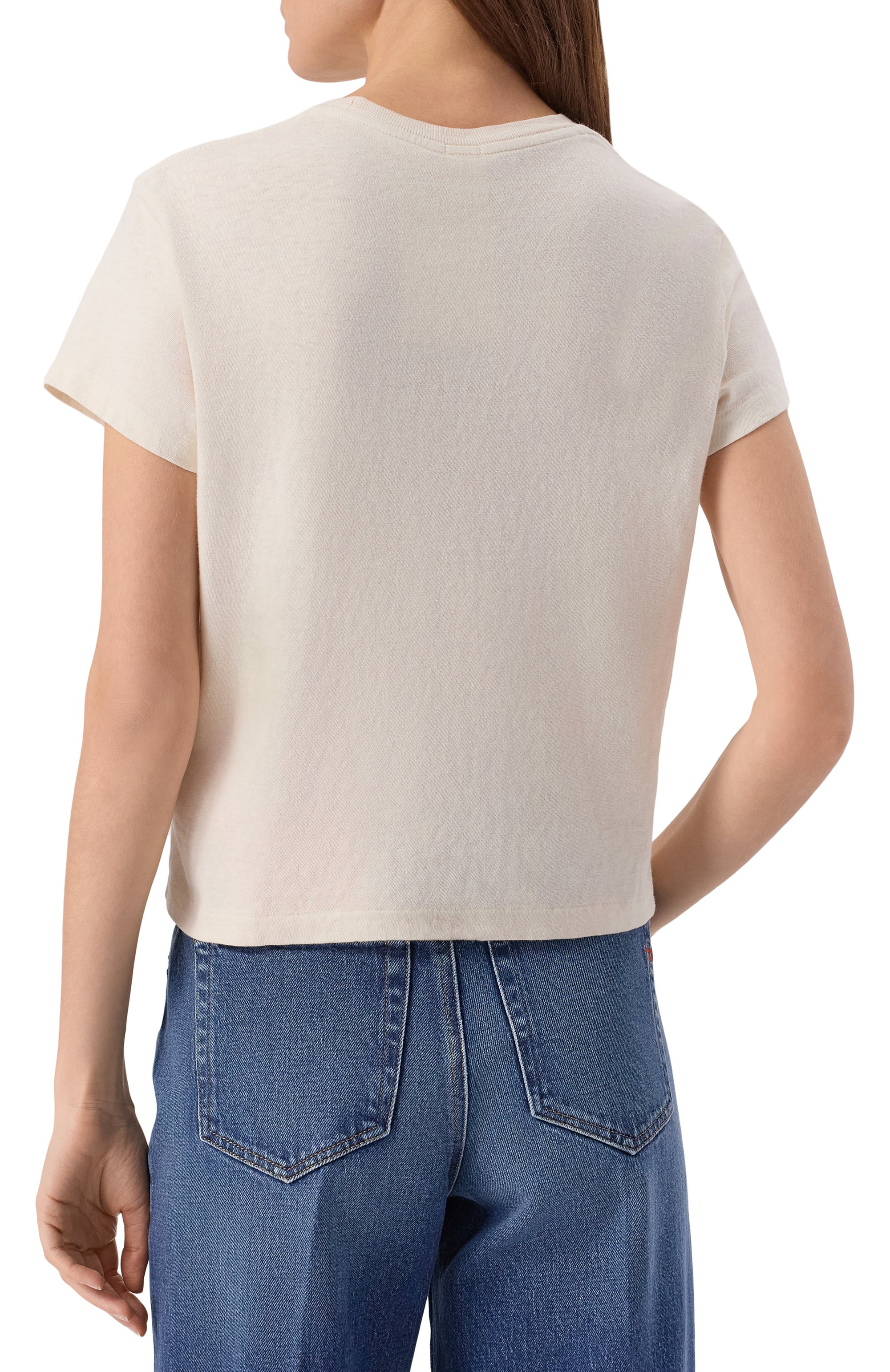 Хлопковая футболка RE/DONE, арт. 024-02WBXT004, фото 4