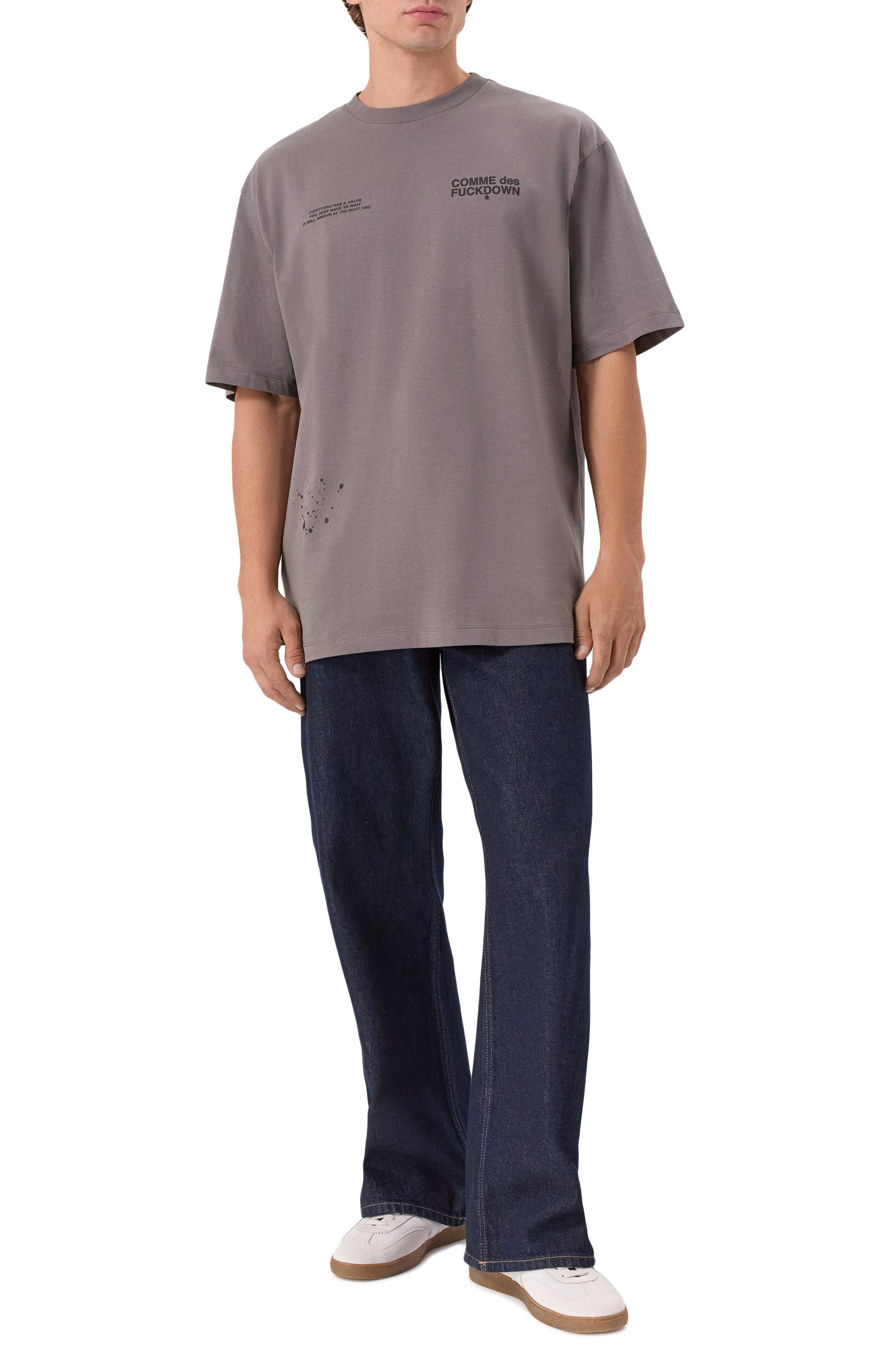 Хлопковая футболка COMME DES FUCKDOWN, арт. CFABM01749, фото 2
