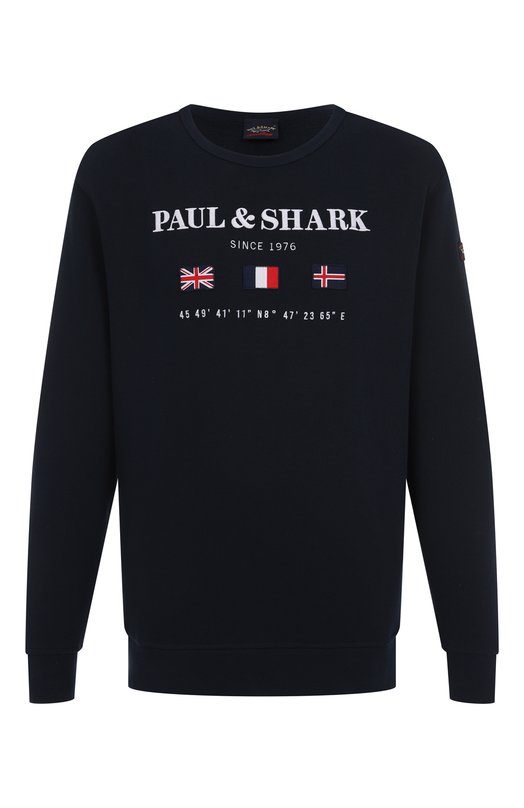 

Хлопковый свитшот Paul&Shark, Синий