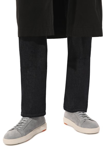 Замшевые кеды cleanic SANTONI, арт. MBCD21571BARCSB7E82, фото 3