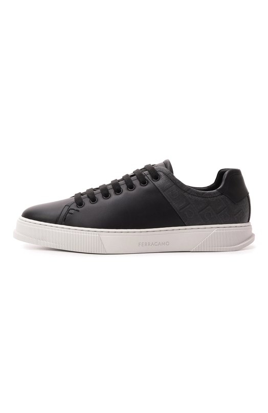 Комбинированные кеды Clayton Ferragamo 780843 Чёрный  780843 Фото 4