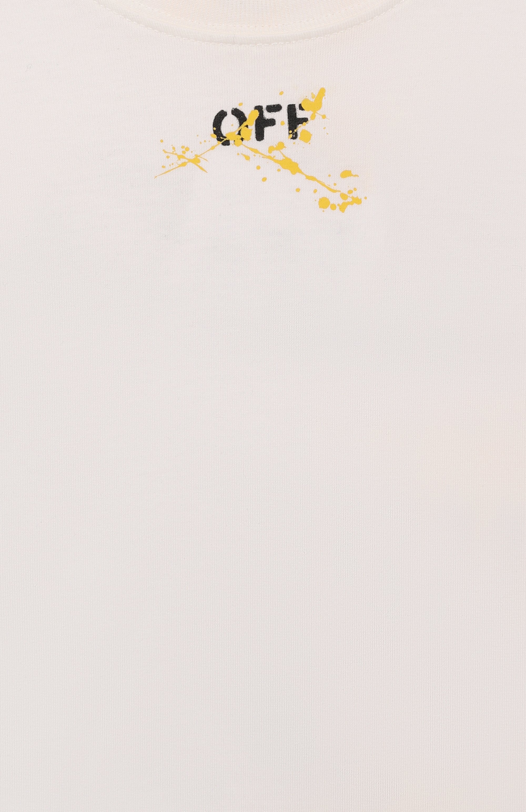 Хлопковая футболка OFF-WHITE, арт. 0BAA002F25JER00A/4-12, фото 3