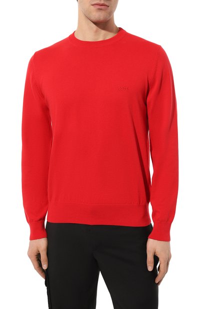 Хлопковый джемпер BOSS, арт. 50506023, фото 3