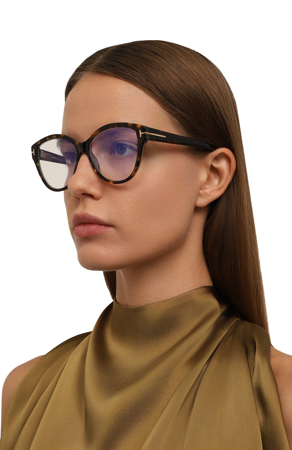 Оправа TOM FORD коричневого цвета по цене 69950 руб., арт. TF5954-B 055, фото 2 Оправа TOM FORD, арт. TF5954-B 055, фото 2