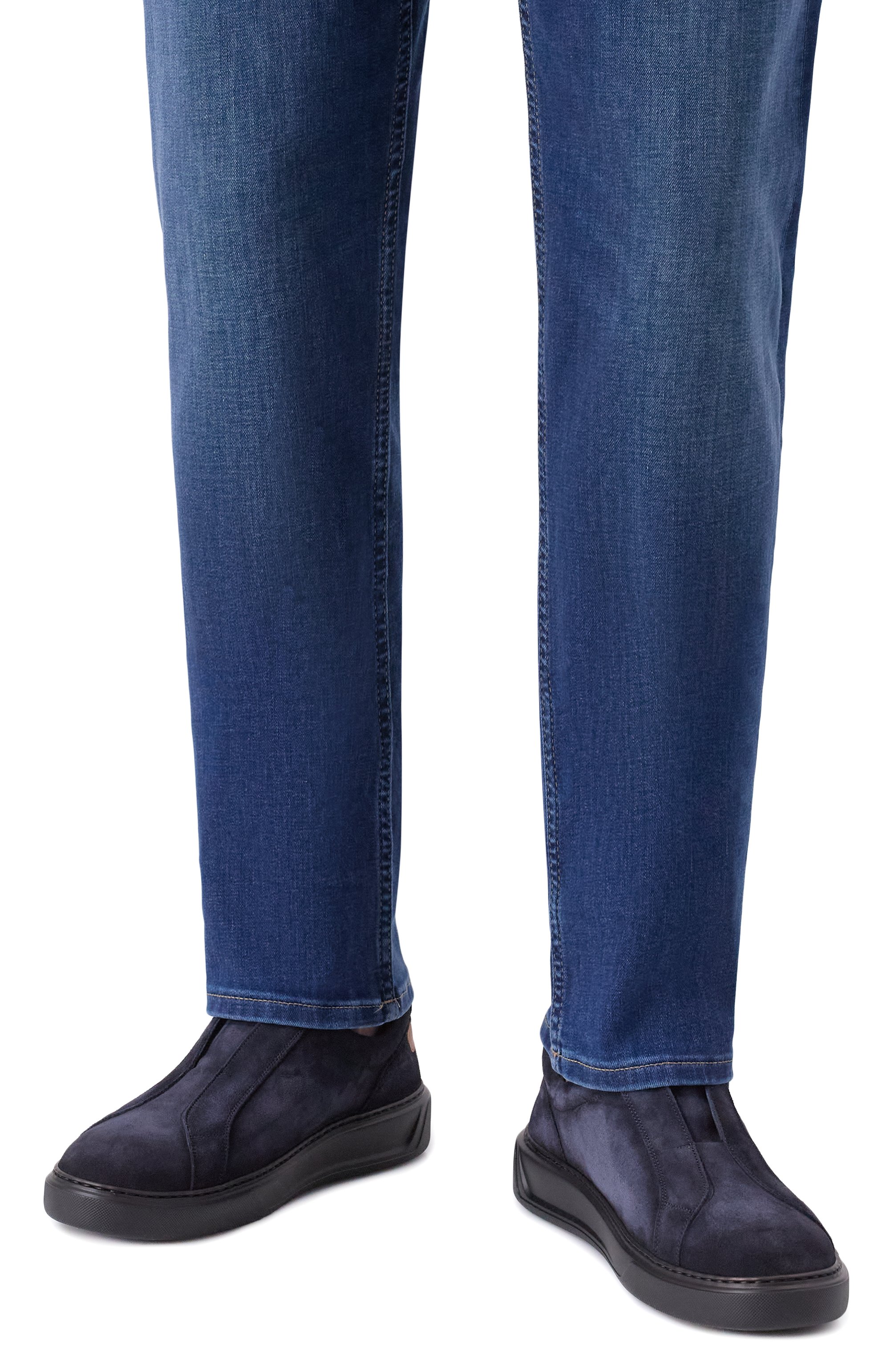 Замшевые кеды W.GIBBS темно-синего цвета по цене 45600 руб., арт. 2259054/CAM0SCI0 RAIN, фото 3 Замшевые кеды W.GIBBS, арт. 2259054/CAM0SCI0 RAIN, фото 3